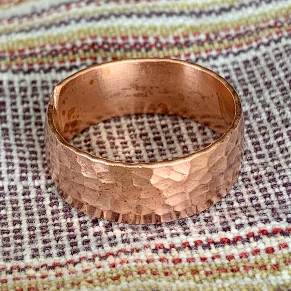Hammered Copper Ring - Picture 2 of 9